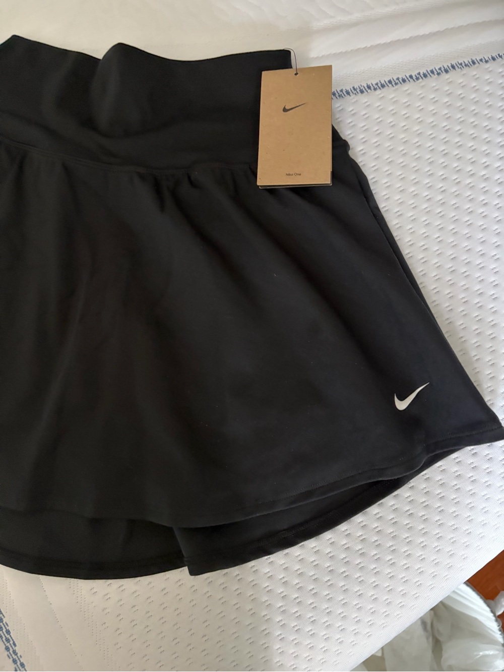 Nike One Dri-Fit Skirt with Built-In Shorts (NWT) Black Small - Picture 3 of 12